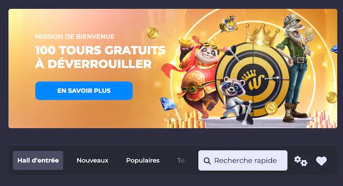 Winning Casino banner